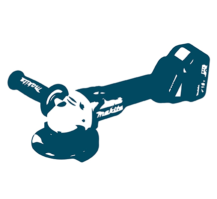 MILWAUKEE, MAKITA, PERLES orodje MAKITA Akumulatorsko orodje Kotne brusilke MAKITA AKU KOTNI BRUSILNIK DGA506Z BAG 