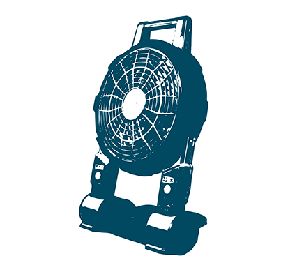 MILWAUKEE, MAKITA, PERLES orodje MAKITA Akumulatorsko orodje Ventilatorji MAKITA VENTILATOR 14.4V/18V/AC, 330mm DCF301Z - brez baterije 