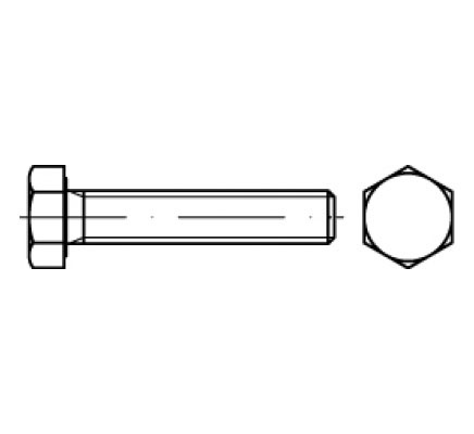 VIJAK Š. Gl. DIN 961 10.9 8X1X25