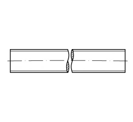 SPOJNI ELEMENTI Standardni elementi DIN 975 Navojne palice Jeklene 8.8 Brunirane PALICA NAVOJNA 8.8 30x2x310 40/85 